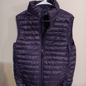 Women's Quilted Puffer Vest - Purple